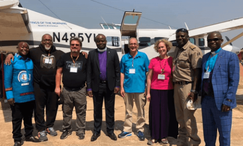 Congo News news item image with people and plane