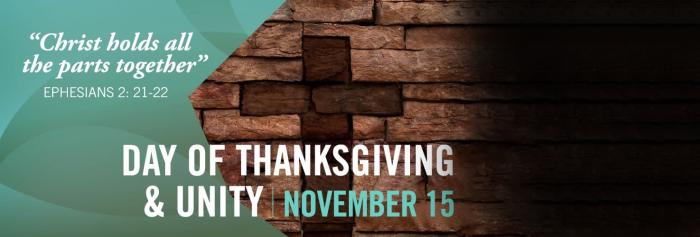 Day of Thanksgiving & Unity